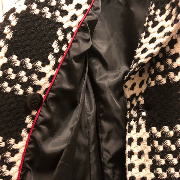 NWOT Via Spiga B&W Coat (XS) - Picture 6 of 8